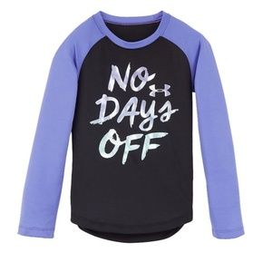 🆕️ Under Armour Girls No Days Off Long Sleeve
